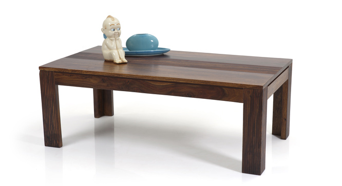 Stripto Coffee Table Without Shelves(Teak)